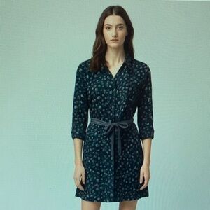 Tommy Hilfiger Dark Green Floral Maxi Dress